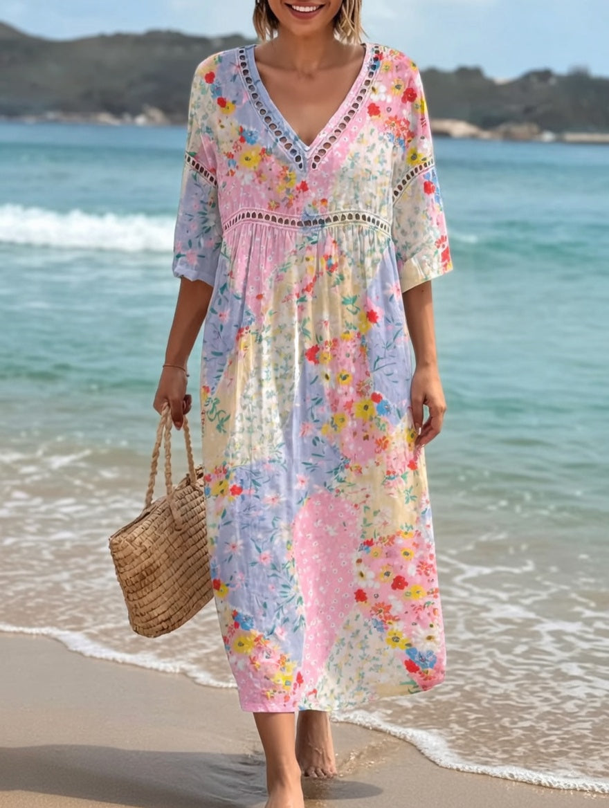 Lysiane™ | Vestido Floral Fluido con Encanto Estival