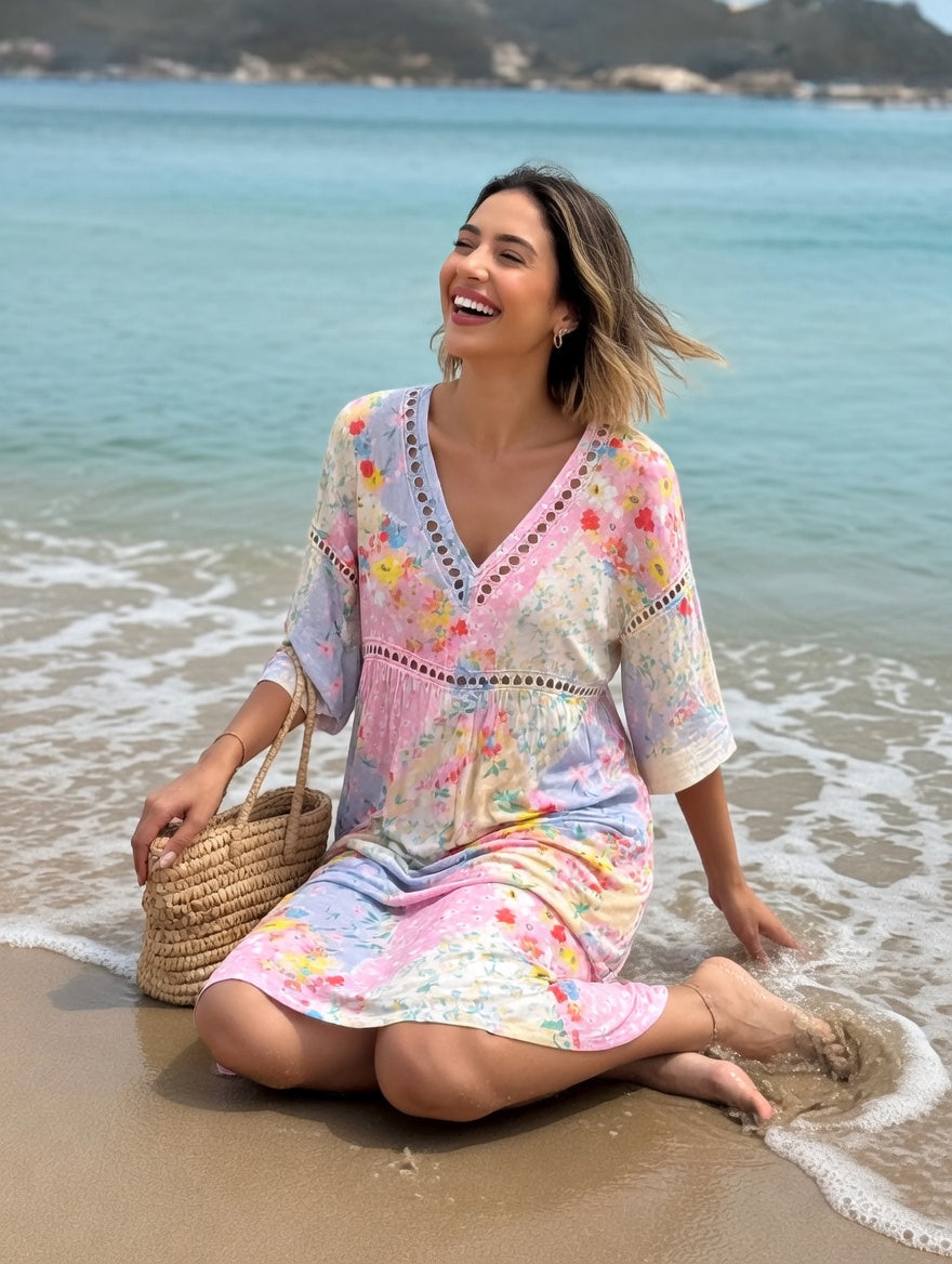 Lysiane™ | Vestido Floral Fluido con Encanto Estival