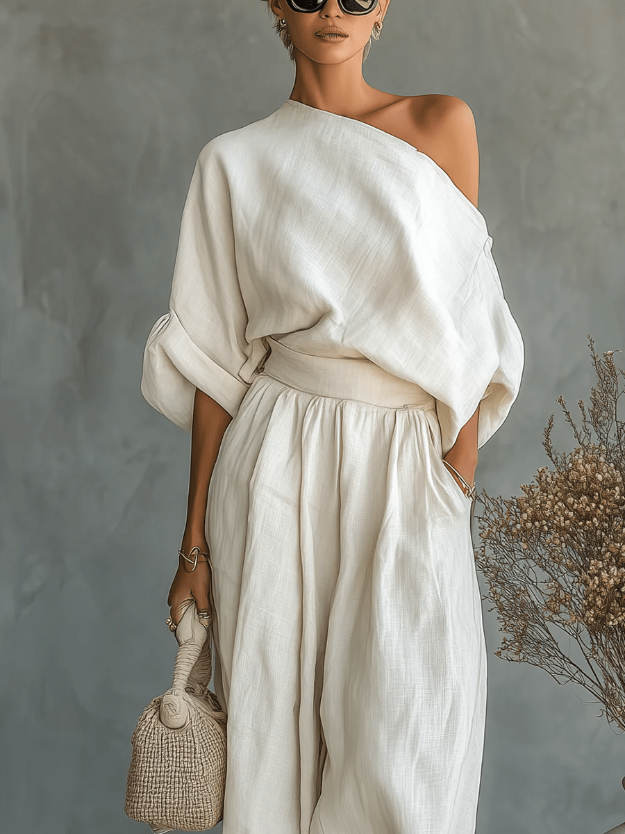 Mila™ | Conjunto Hombros Descubiertos de 2 Piezas