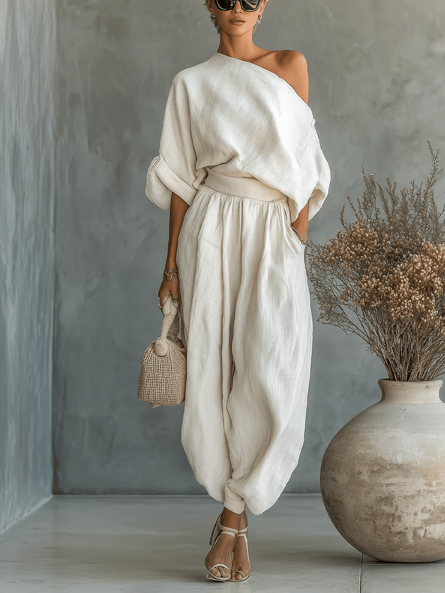 Mila™ | Conjunto Hombros Descubiertos de 2 Piezas