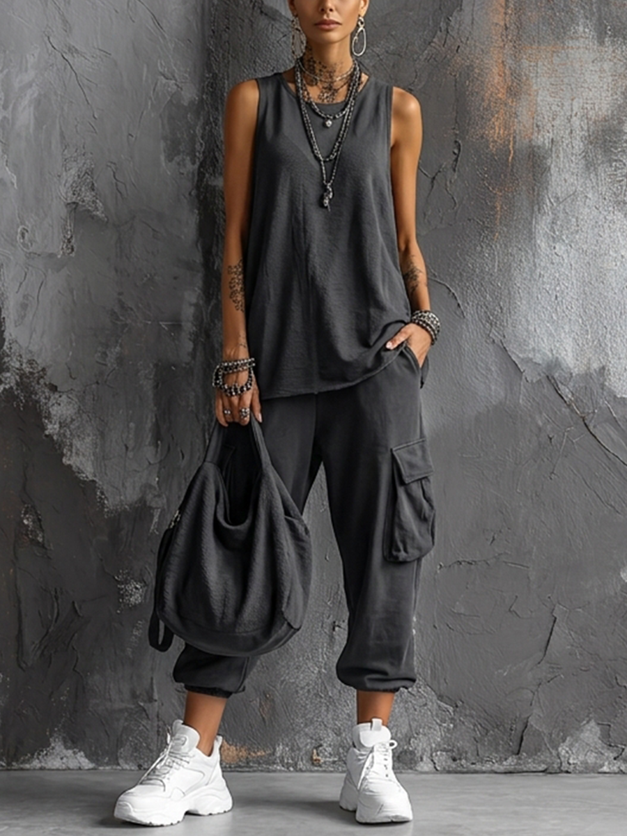 Renata™ | Conjunto Casual Suave con Bolsillos